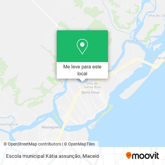 Escola municipal Kátia assunção mapa