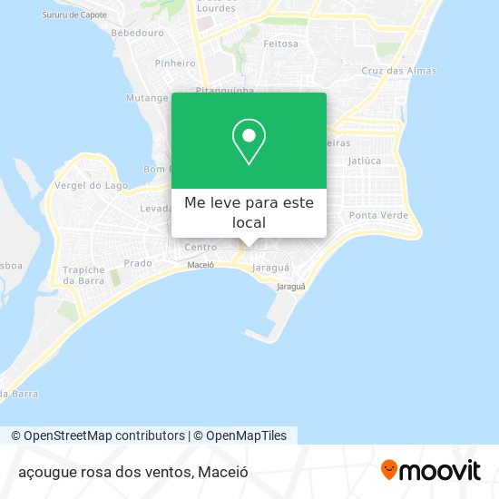 açougue rosa dos ventos mapa