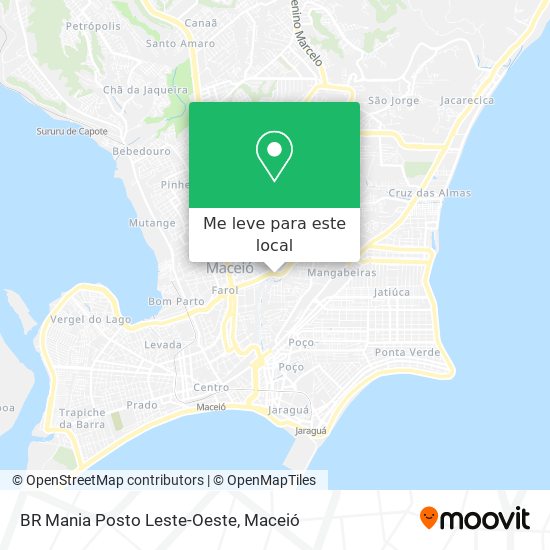 BR Mania Posto Leste-Oeste mapa