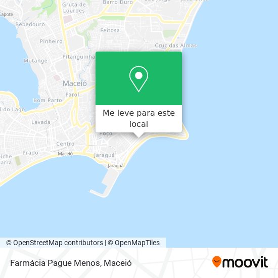 Farmácia Pague Menos mapa