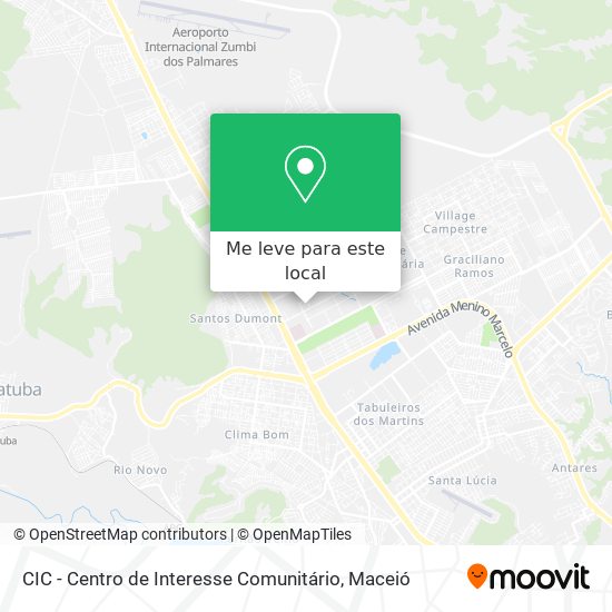 CIC - Centro de Interesse Comunitário mapa