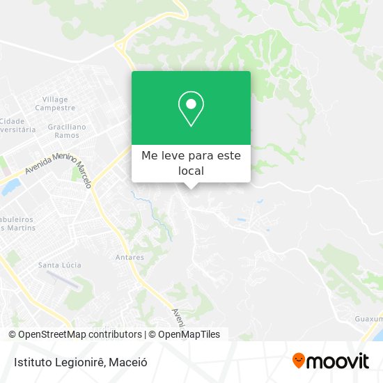 Istituto Legionirê mapa