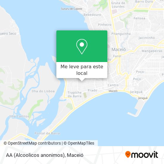 AA (Alcoolicos anonimos) mapa