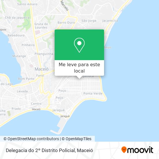 Delegacia do 2º Distrito Policial mapa