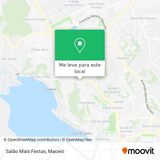 Salão Mais Festas mapa