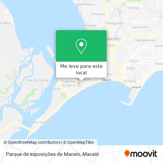 Parque de exposições de Maceio mapa