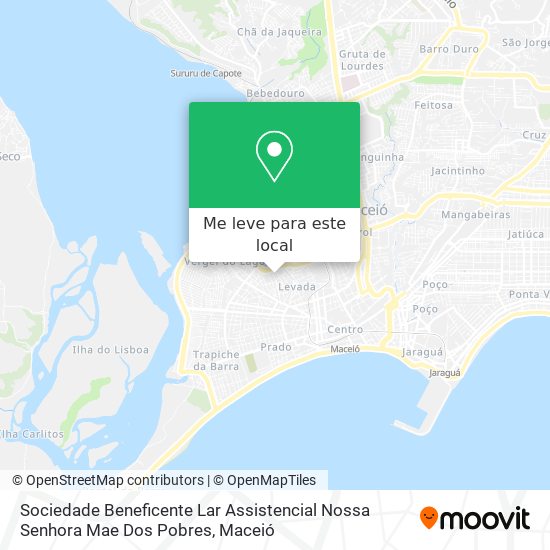 Sociedade Beneficente Lar Assistencial Nossa Senhora Mae Dos Pobres mapa