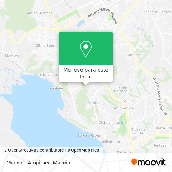 Maceió - Arapiraca mapa