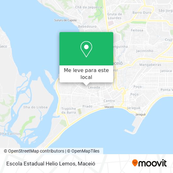 Escola Estadual Helio Lemos mapa