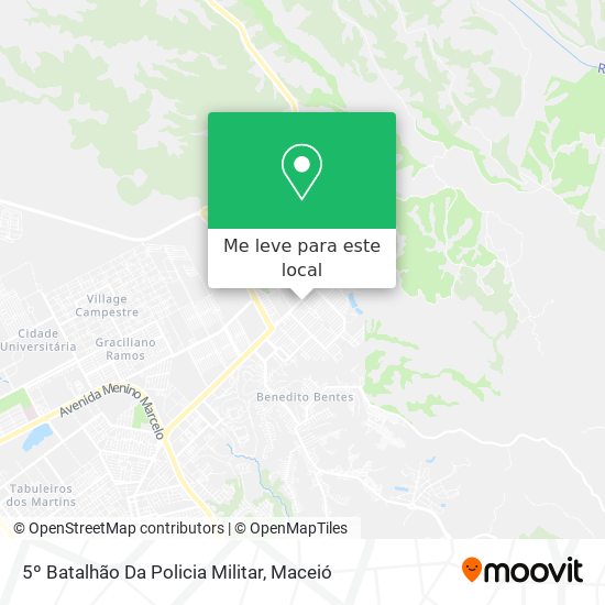 5º Batalhão Da Policia Militar mapa
