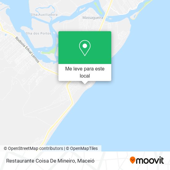 Restaurante Coisa De Mineiro mapa