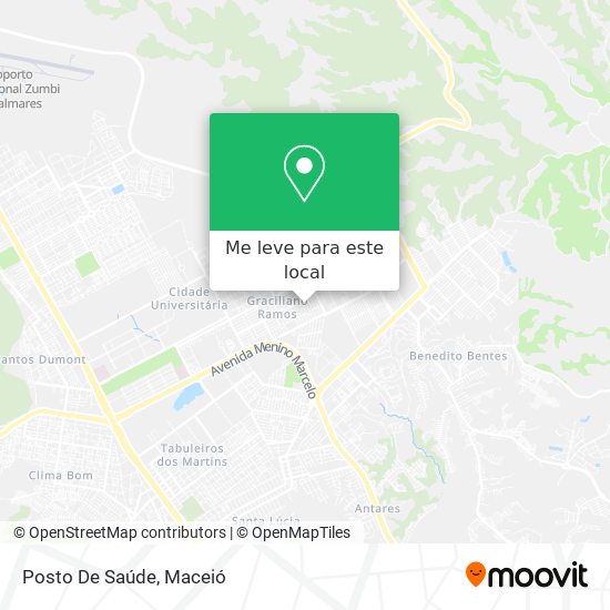 Posto De Saúde mapa
