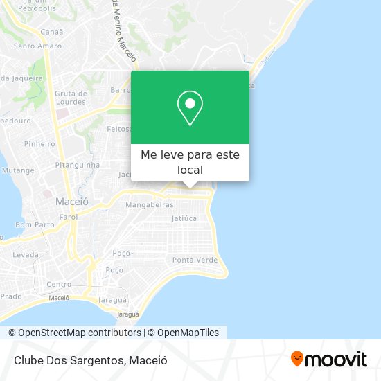 Clube Dos Sargentos mapa