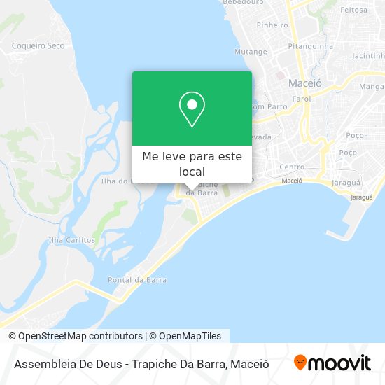 Assembleia De Deus - Trapiche Da Barra mapa