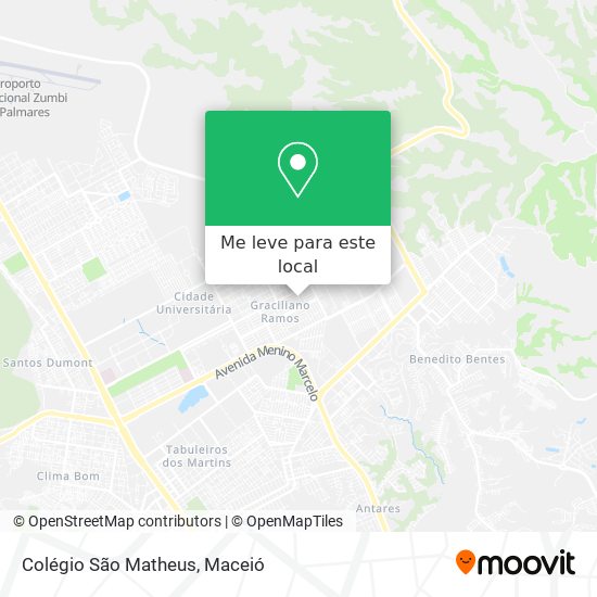 Colégio São Matheus mapa