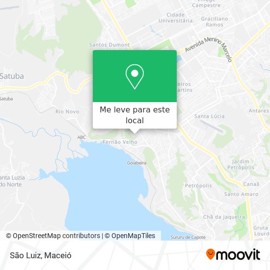 São Luiz mapa