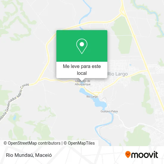 Rio Mundaú mapa