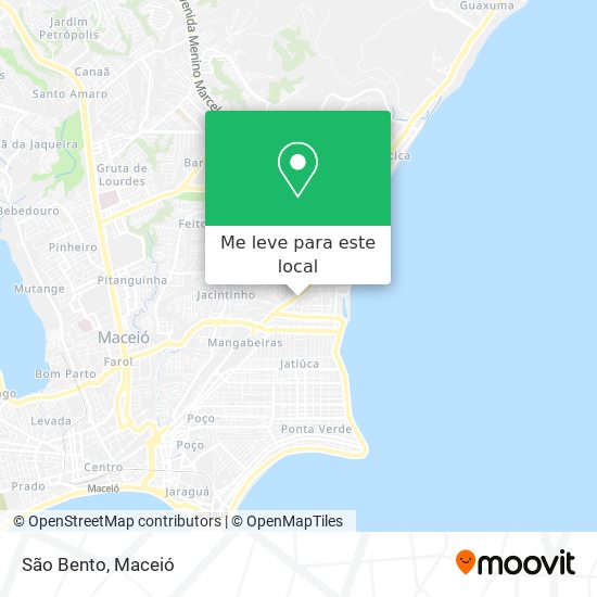 São Bento mapa