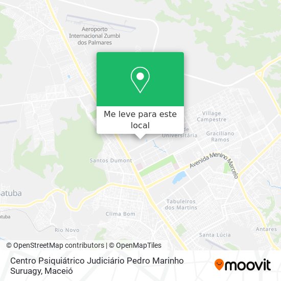 Centro Psiquiátrico Judiciário Pedro Marinho Suruagy mapa