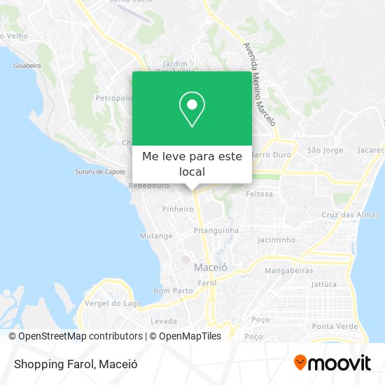 Shopping Farol mapa
