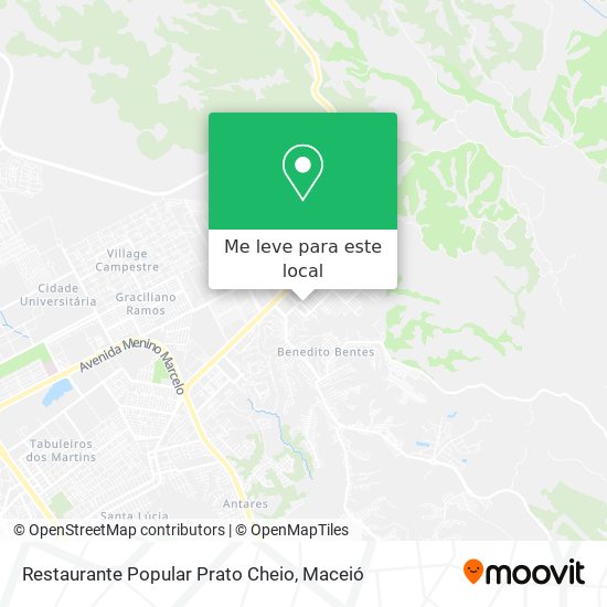 Restaurante Popular Prato Cheio mapa