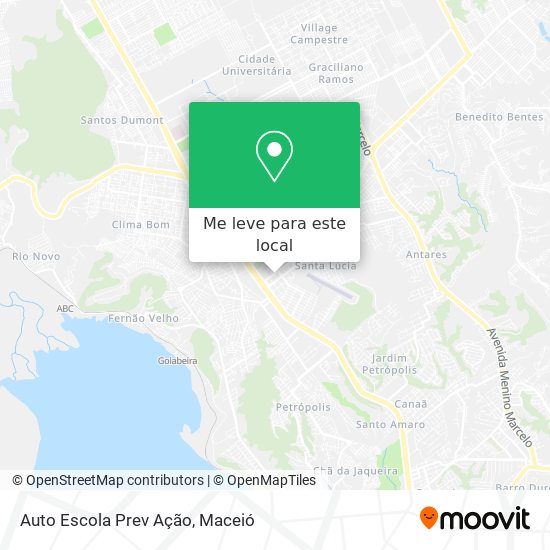 Auto Escola Prev Ação mapa