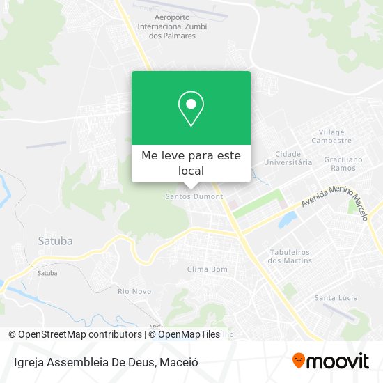 Igreja Assembleia De Deus mapa