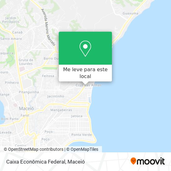 Caixa Econômica Federal mapa
