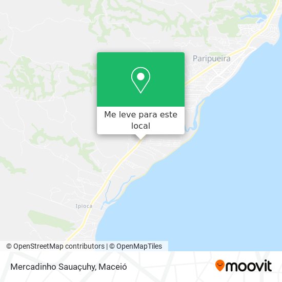 Mercadinho Sauaçuhy mapa