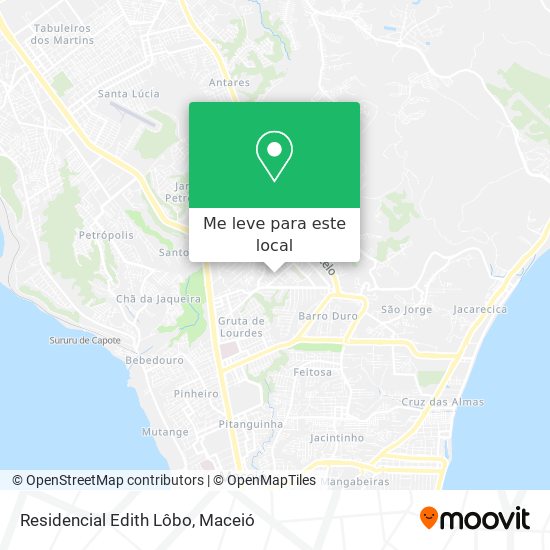 Residencial Edith Lôbo mapa