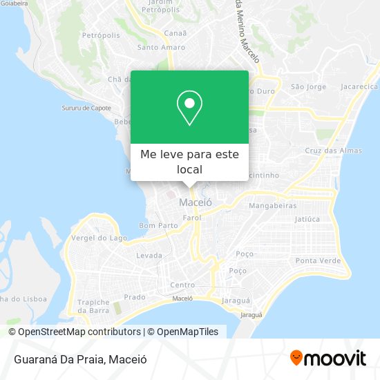 Guaraná Da Praia mapa