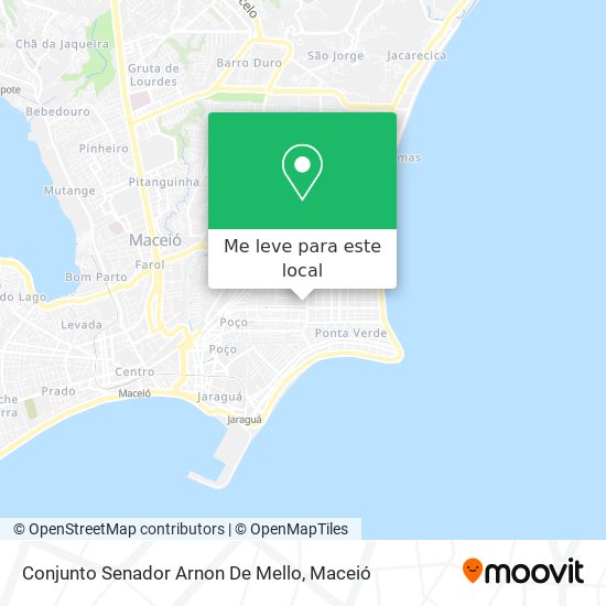 Conjunto Senador Arnon De Mello mapa