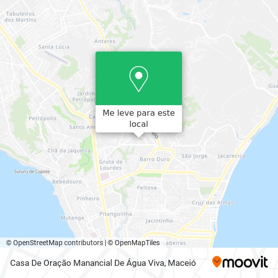 Casa De Oração Manancial De Água Viva mapa