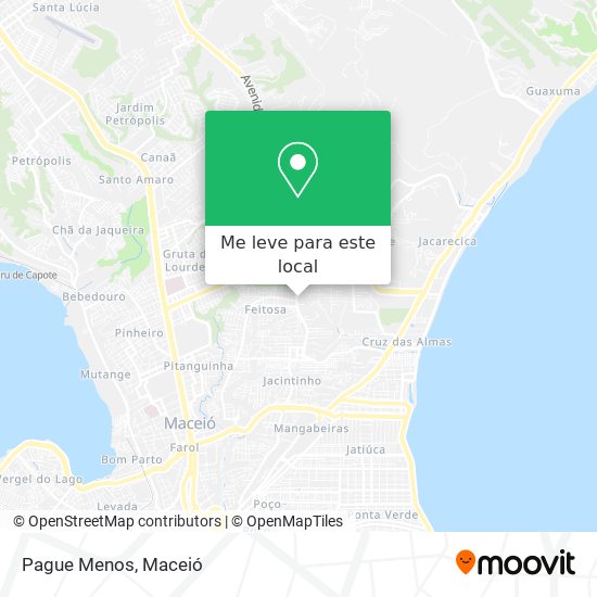 Pague Menos mapa