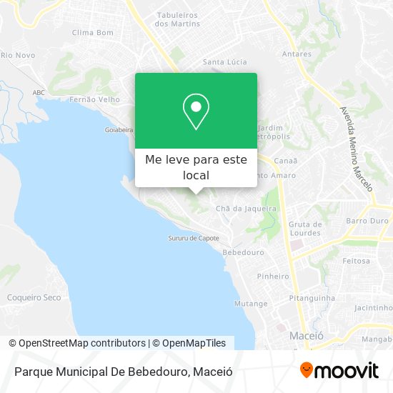 Parque Municipal De Bebedouro mapa