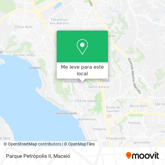Parque Petrópolis II mapa