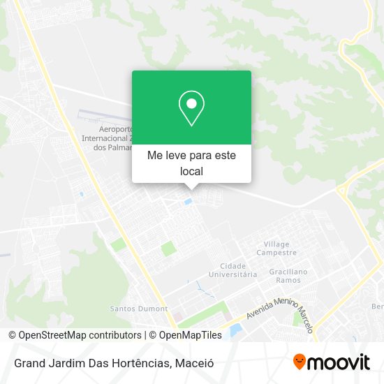 Grand Jardim Das Hortências mapa