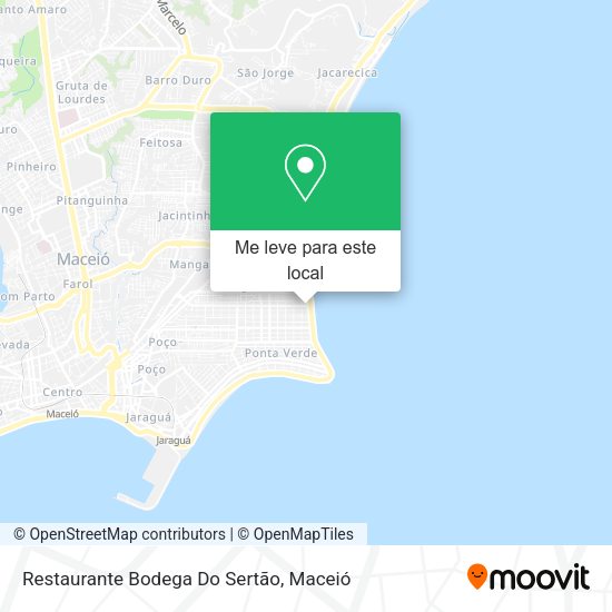 Restaurante Bodega Do Sertão mapa