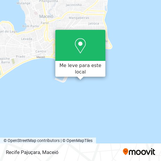 Recife Pajuçara mapa