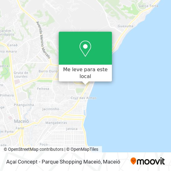 Açaí Concept - Parque Shopping Maceió mapa