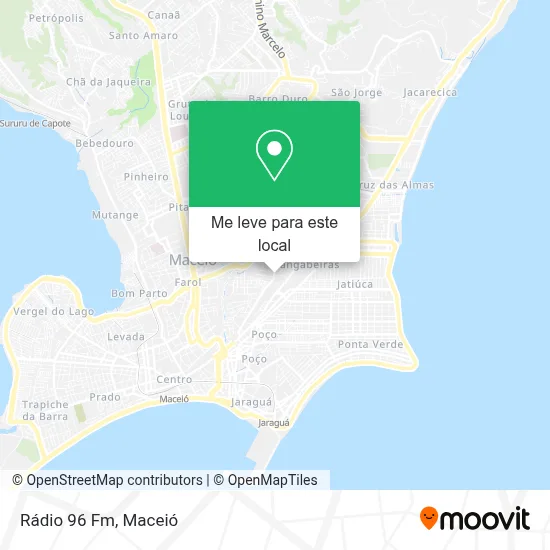 Rádio 96 Fm mapa