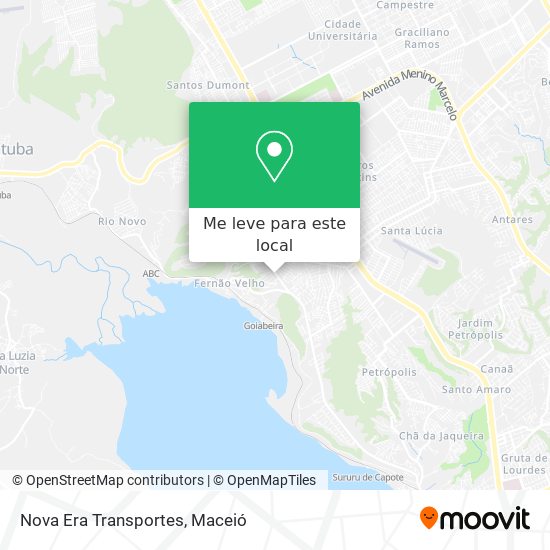 Nova Era Transportes mapa