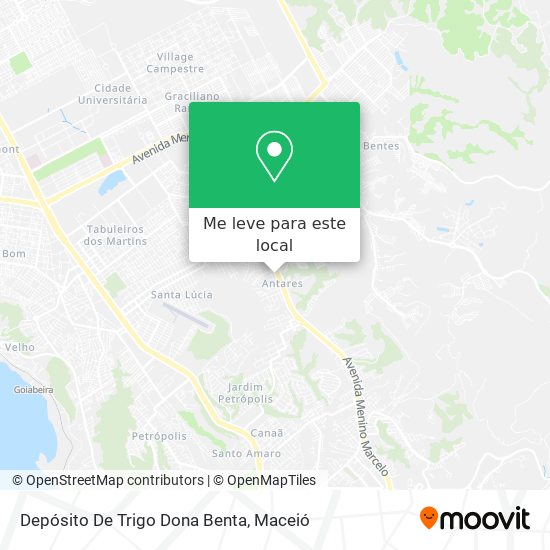 Depósito De Trigo Dona Benta mapa