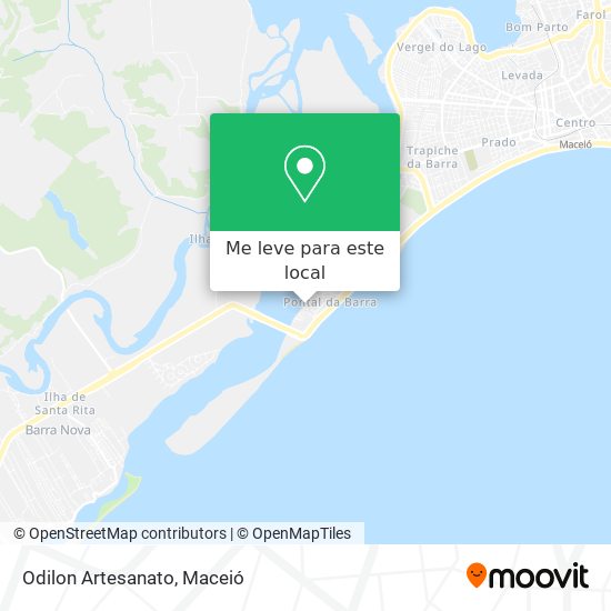 Odilon Artesanato mapa