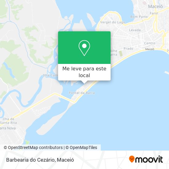 Barbearia do Cezário mapa
