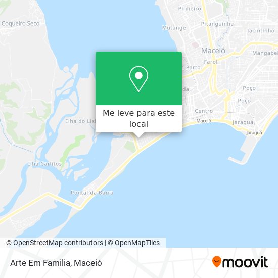 Arte Em Familia mapa