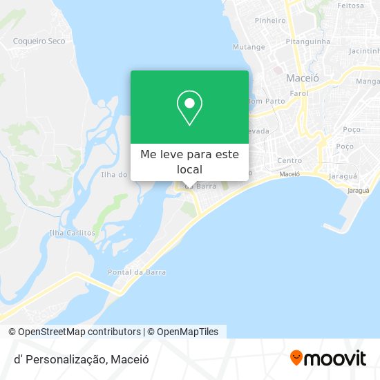 d' Personalização mapa