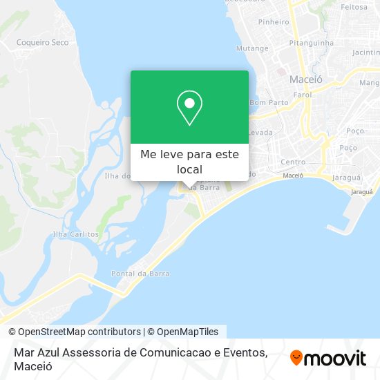 Mar Azul Assessoria de Comunicacao e Eventos mapa