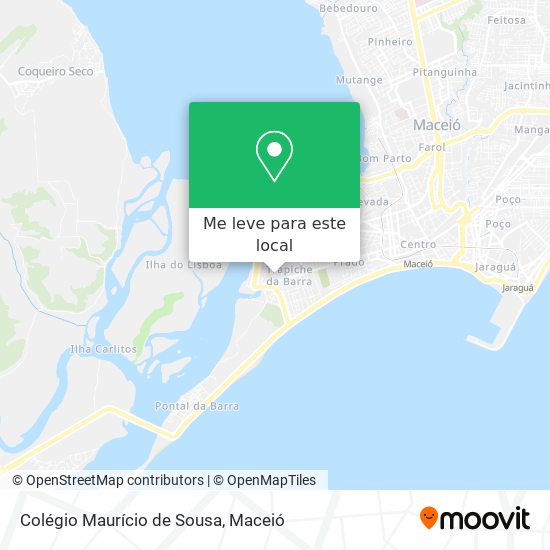 Colégio Maurício de Sousa mapa