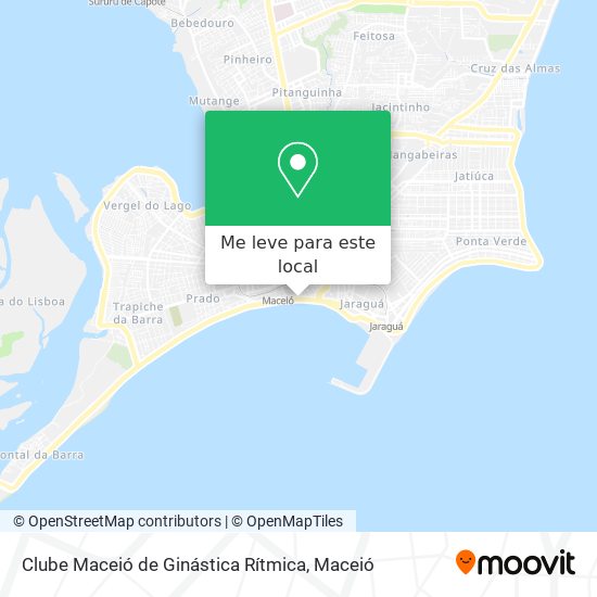 Clube Maceió de Ginástica Rítmica mapa